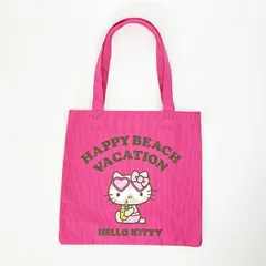 サンリオ ハローキティ 日焼け キティ A4トートバッグ ピンク Sanrio