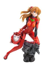 【中古】コトブキヤ ヱヴァンゲリヲン新劇場版 式波・アスカ・ラングレー:Q~プラグスーツver.~ 1/6スケール PVC塗装済み完成品