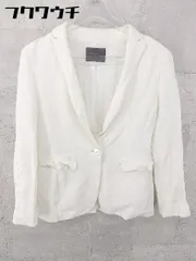◇ トゥモローランド シングル 1B 長袖 テーラード ジャケット サイズ38 ホワイト レディース 【中古】 【1002802398193】