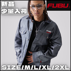 【新作】【FUBU／フブ・METALLIC DENIM JACKET ／メタリックデニムジャケット（シルバー）】ストリートファッション Y2K HIPHOP ラッパー ユニセックス オーバーサイズ М L XL 2XL 新作入荷 少量入荷 FAM-51304