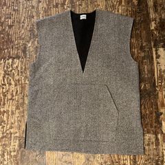 POSTELEGANT ポステレガント 23AW WOOL CASHMERE REVER VEST VE23A0001 ベスト グレー系 sizeL【代官山04】