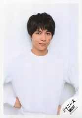 【中古】生写真(ジャニーズ) ジャニーズWEST/重岡大毅/上半身・衣装白・両手腰・口閉じ・背景白/「ジャニーズWEST LIVE TOUR 2019 WESTV!」グッズオフショット/公式生写真