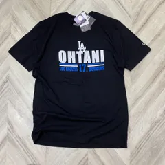 MLB公式グッズ NEWERA 大谷翔平 #17 LA Dodgers ロサンゼルス ドジャース 半袖 Tシャツ 黒