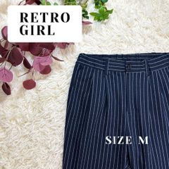 RETRO GIRL レトロガール ストライプパンツ サイズ M ウエストゴム