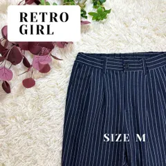 RETRO GIRL レトロガール ストライプパンツ サイズ M ウエストゴム