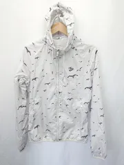 ◇ Θ NIKE ナイキ イーグル 長袖 ジップアップ　パーカー サイズL グレー レディース E  【1410230027040】