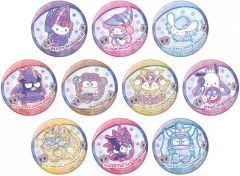 [중고] 배지·빈즈 전 10종 세트 [홀로그램 캔 배지(65mm) 유☆희☆왕 듀얼 몬스터즈×산리오 캐릭터즈 01. 콜라보레이션 일러스트]