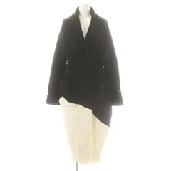 ジェラートピケ gelato pique 23AW JOELROBUCHON スフレガウン カーディガン 部屋着 ルームウェア パジャマ ベルト付き F 黒 白 /MI ■OS