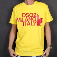 【SALE】【国内正規品】【DSQUARED2/ディースクエアード】T-SHIRT SHORT SLEEVE / 半袖 / Tシャツ / プリント / イエロー / Tシャツ S71GD0811/S20694