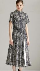 新品タグ付き 定価¥69,300【TOGA PULLA(トーガプルラ)】総柄プリントドレス Print dress TP01-FH246Size36 06L0901