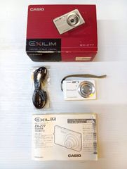 CASIO EX-Z77⭕️箱入完品フルセット❤️安心の実働品☆無難なシルバー 