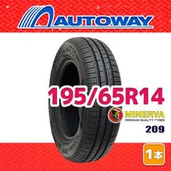 【AUTOWAY】 新品 195/65R14 サマータイヤ MINERVA 209 14インチ １本売り 夏タイヤ オートウェイのサムネイル
