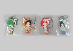 【中古】ストラップ(キャラクター) 緑間＆高尾＆赤司＆実渕 ラバーストラップ(4個セット) 「黒子のバスケ 黒子のティーパーティー in J-WORLD TOKYO」