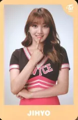 【中古】コレクションカード(女性) TWICE/ジヒョ/膝上・裏面ピンク/「TWICE 1ST TOUR TWICELAND -The Opening- ENCORE」フォトカード