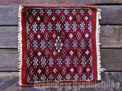 チベットラグ年代織ファインウールヴィンテージ ラグ　ミニラグ40x40cm チベットラグ年代織ファインウールヴィンテージ ラグ ミニラグ