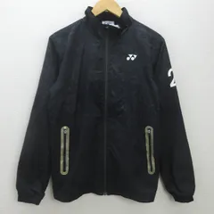 G■ヨネックス/YONEX ウインドブレーカージャケット/スポーツウェア【L】黒/men's/64【中古】■