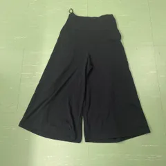 エルフィンドール　ワイドパンツ ガウチョパンツ　ブラック　L