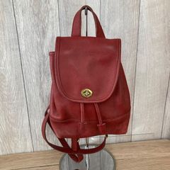 COACH オールドコーチ 4152 ミニリュック レッド USA製 90s - メルカリ