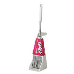 【新着商品】AZ190-ver コシのある穂で重いゴミもしっかり掃けます。 全長:約4156cm チリトリ幅:約9cm プチチリトーレベランダ用 外ほうき アズマ