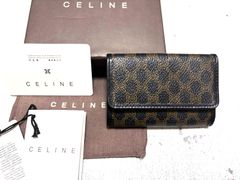 CELINE ブラックマカダム総柄 キーケース 箱付き