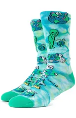 Ripndip Save The World Socks Blue Tie Dye 靴下 ソックス 送料無料のサムネイル