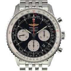 値下 ブライトリング BREITLING AB0120 ナビタイマー 01 クロノグラフ デイト 自動巻き メンズ 良品 箱・保証書付き J#136898