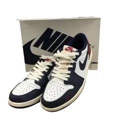 NIKE ナイキ Air Jordan 1 Retro Low OG Howard スニーカー メンズ ロゴ レッド/ネイビー 26cm HQ2993-100 中古 N1