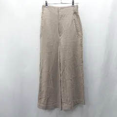 ◇ ⊇ Chaos カオス 後ろウエストゴム ストレートパンツ サイズ36 モカ系 レディース メンズ E  【1503050014168】