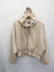 ◇ ⊆ w closet ダブルクローゼット ジップアップ 長袖 ブルゾン サイズF ベージュ レディース E  【1507010009393】のサムネイル