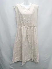 ◇ JUNOAH ロング丈 ワンピース サイズXL アイボリー レディース E  【1406180060978】