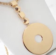 美品 BVLGARI(ブルガリ) ルチアネックレス K18YG Au750 18金 イエロー  