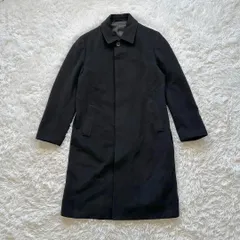 COMME CA DU MODE コムサデモード ブラック ロングコート ステンカラーコート 紳士 モード 大人