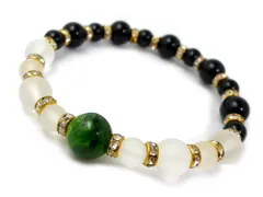 クロムダイオブサイド ブレスレット パワーストーン ブレスレット メンズ レディース 天然石 数珠 アクセサリー