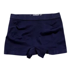 【新品】 [Airin] ボクサーショーツ レディースインナー 究極にはきやすい ドリームシェイプショーツ ヒップアップ 1分丈 成型 シームレス CICA加工 572 ネイビー 0