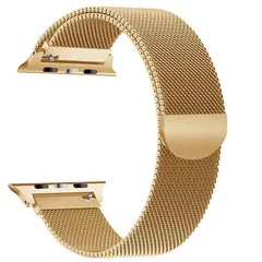 匿名配送❤️ユニセックス Apple Watch アップルウォッチ メタルストラップ バンド ゴールド ♦️38/40/41mm ☆ 42/44/45mm♦️ゴールド  ◆Apple Watch シリーズ9/8/7/6/5/4/3/2/1/SE2/SE1