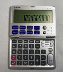 CASIO BF-750 金融計算機 ローン電卓 カシオ 美品!