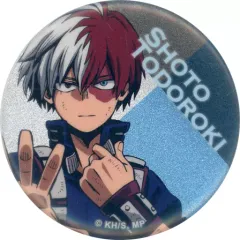 ヒロアカ　轟焦凍　ヒーロープラザ　休息　缶バッジ 僕のヒーローアカデミア』缶バッジ 轟焦凍 BE3: アクセサリー類