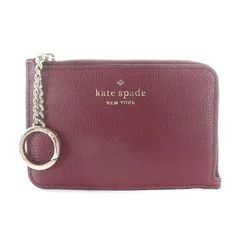 ケイトスペード KATE SPADE パスケース カードケース レザー 赤 レッド /AK28