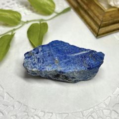 【E7030】ラッカー有り ラピスラズリ 原石 アフガニスタン産 天然石 パワーストーン