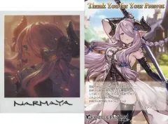 【中古】ポストカード ナルメア イラストカード＆ポストカード 「GRANBLUE FANTASY-グランブルーファンタジー-」 2020年バレンタイン・ホワイトデーキャンペーン