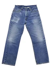 リーバイス 505 ストレート W36 L30 鬼ヒゲ フェード グランジ 古着