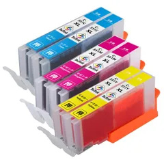 【特価商品】MG7130 MG7530 MG6330 MG5630 MG6530 MG6730 対応機種 MG5530 個包装 国際認証 MG5430 残量表示 350 MX923 351 インク Canon用 IP8730 互換インクカートリッジ BCI-3のサムネイル