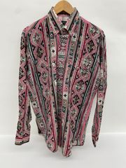 Ruddock　80’s　ボタンダウン　総柄シャツ　ヴィンテージ【M128-20250709-02KS】