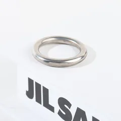 【⭐︎定価54000円】ジルサンダー シルバーリングM(22号相当)正規品 ⭐︎定価54000円】ジルサンダー シルバーリングM(22号相当)正規