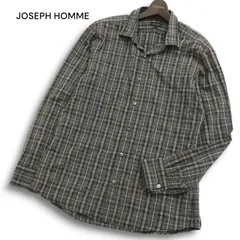 新品 ジョセフオム 綿起毛長袖シャツ XLサイズ 50 JOSEPH HOMME(ジョセフオム) 長袖シャツ メンズ 44の通販