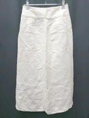 ◇ Mila Owen ミラオーウェン ロング丈 台形 スカート サイズ1 アイボリー系 レディース P  【1406240026302】