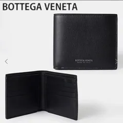 訳あり　特価　新品　ボッテガ　ボッテガヴェネタ　BOTTEGA VENETA 財布　長財布　折り財布　メンズ　カードケース　ブラック　父の日　プレゼント　小物