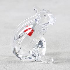Baccarat クリスタルガラス 猿 フィギュリン - メルカリ