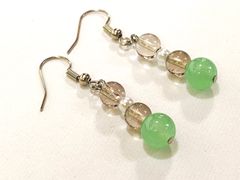 【年末SALE】水晶　ピアス　#E68