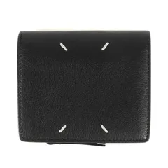 新品 Maison Martin Margiela メゾンマルタンマルジェラ 23SS ゴート レザー ウォレット SA1UI0009 P4806 二つ折り 財布 札入れ コイケース ブラック 黒 イタリア製 ブランドのサムネイル